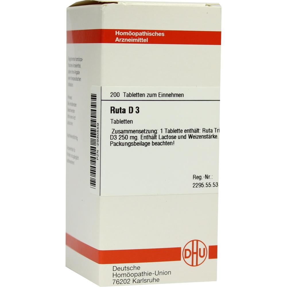 RUTA D 3 Tabletten 200 St Tabletten