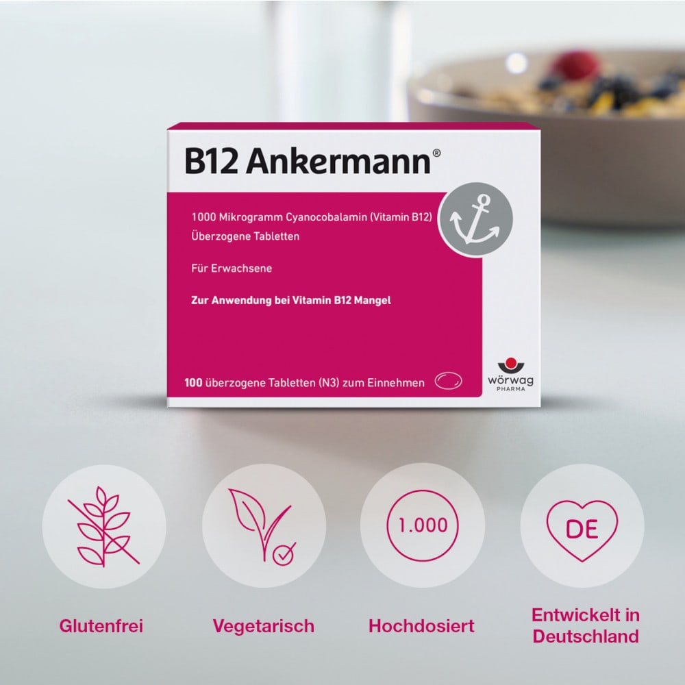 B12 Ankermann  50 St Überzogene Tabletten