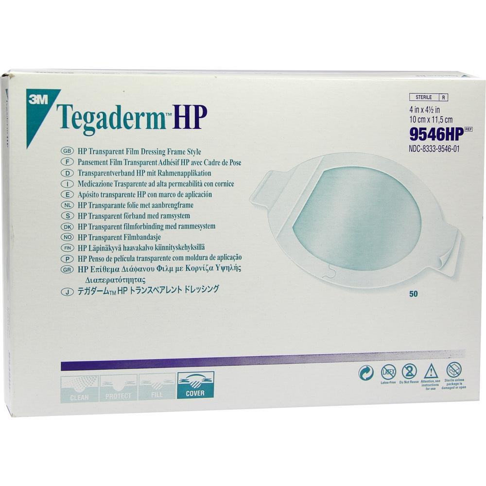 TEGADERM 3M Transpar.Verb.10x11,5 cm oval 9546HP 50 St Verband