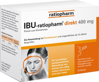 IBU-ratiopharm direkt 400 mg  20 St Pulver