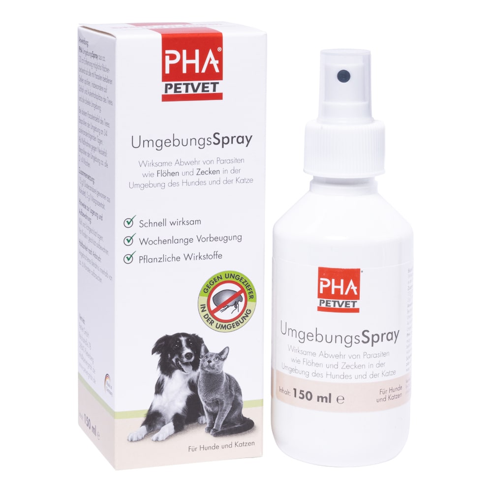PHA UmgebungsSpray für Hunde und Katzen 150 ml Spray
