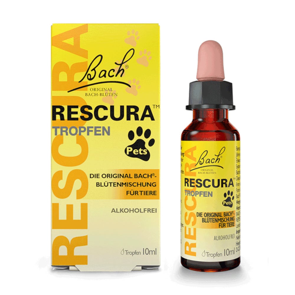 BACH-BLÜTEN ORIGINAL RESCURA Pets TROPFEN 10 ml Tropfen