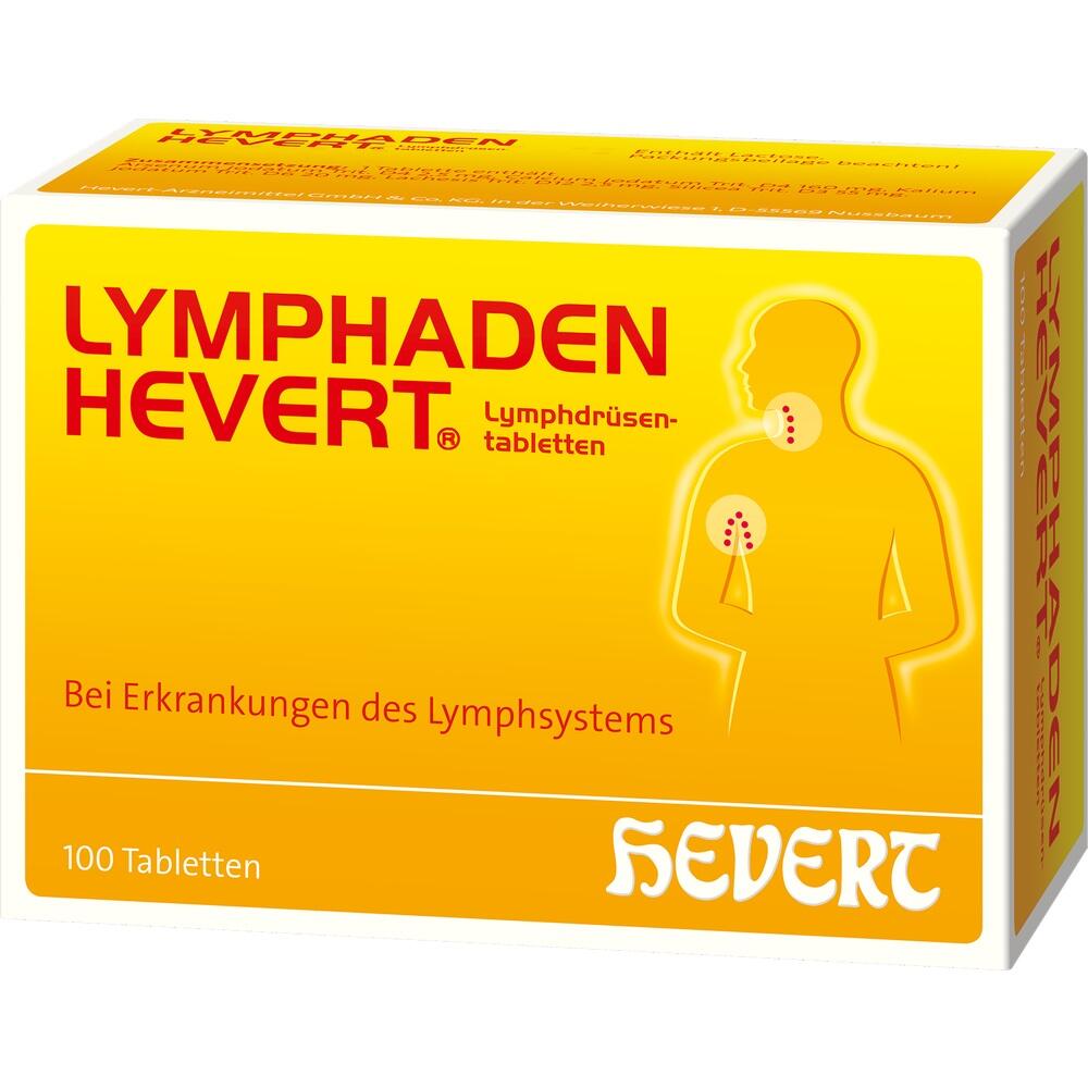 LYMPHADEN HEVERT Lymphdrüsen Tabletten 100 St Tabletten