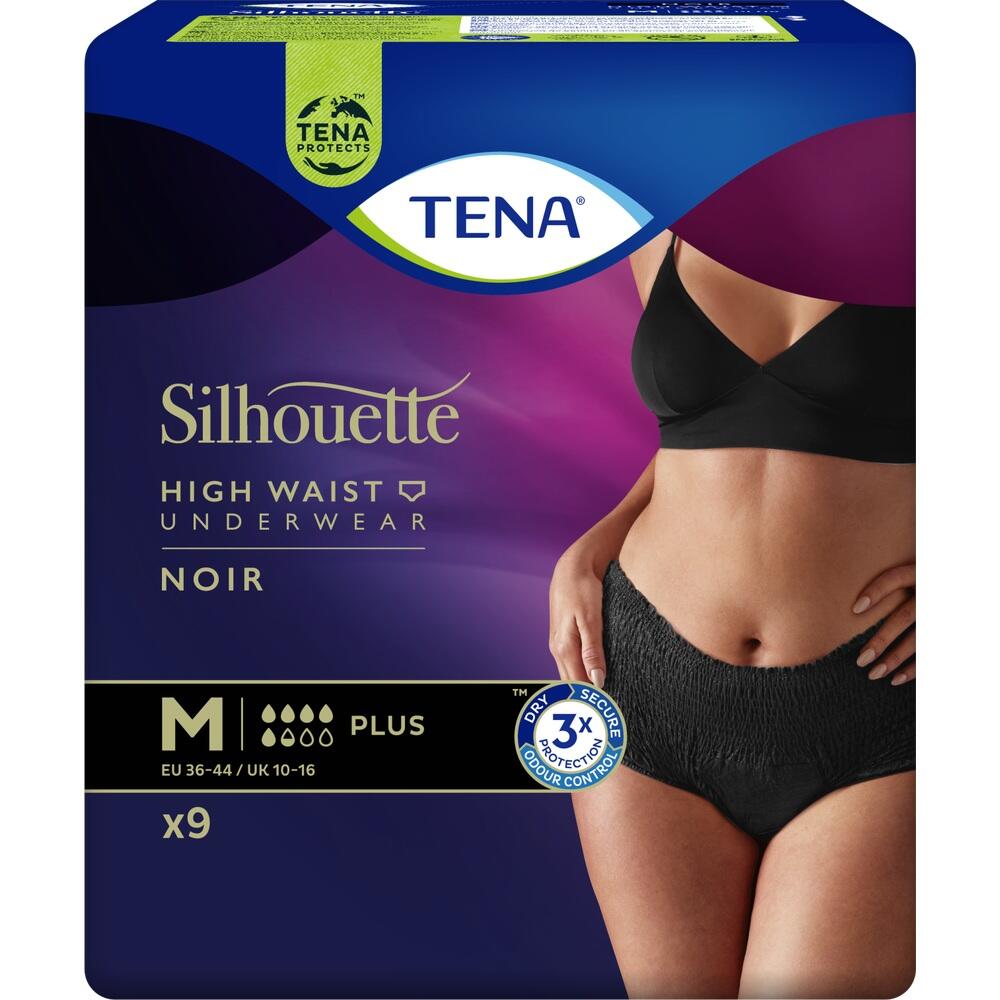 TENA Silhouette NOIR PLUS M Taillenhohe Pants 9 St