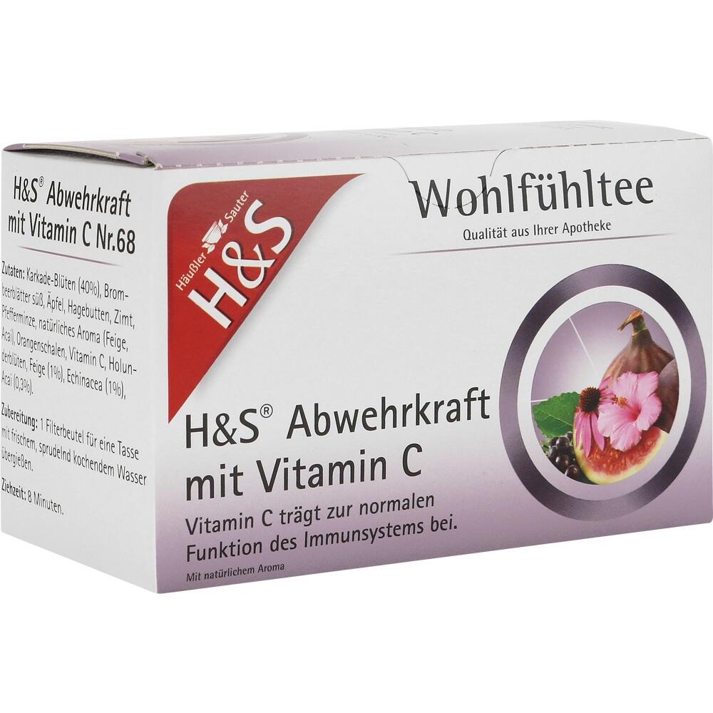 H&S Wohlfühltee Abwehrkraft Vitamin C Tee 20X1.8 g Filterbeutel