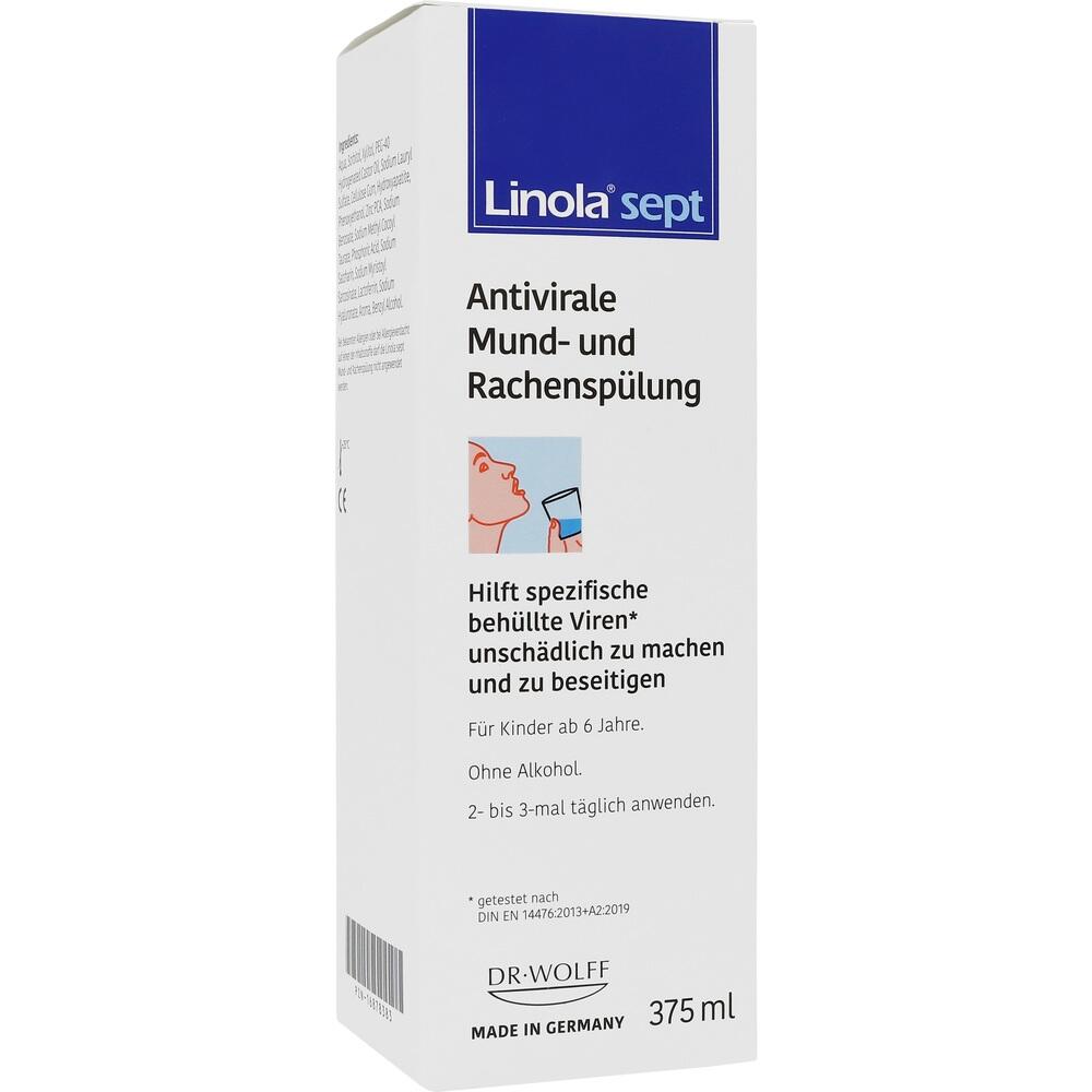 Linola sept Mund- und Rachenspülung 375 ml Suspension