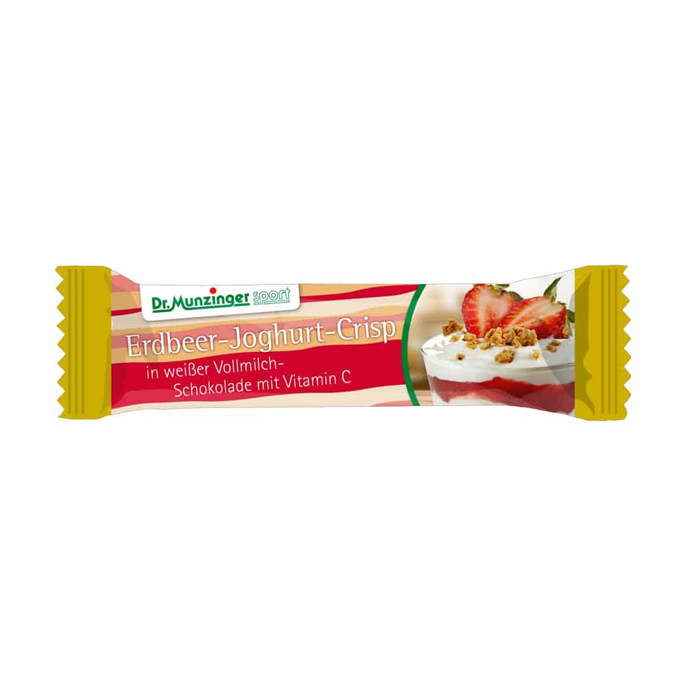 Erdbeer-Joghurt-Crisp schokoliert  40 g