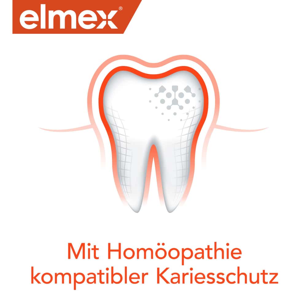 elmex KARIESSCHUTZ mentholfrei Zahnpasta ohne ätherische Öle 75 ml Zahnpasta