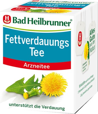 BAD HEILBRUNNER Tee Fettverdauung Filterbeutel 8X1.8 g Filterbeutel