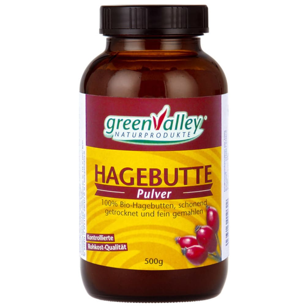 HAGEBUTTE Pulver 100% Bio-Hagebutten 500 g Pulver