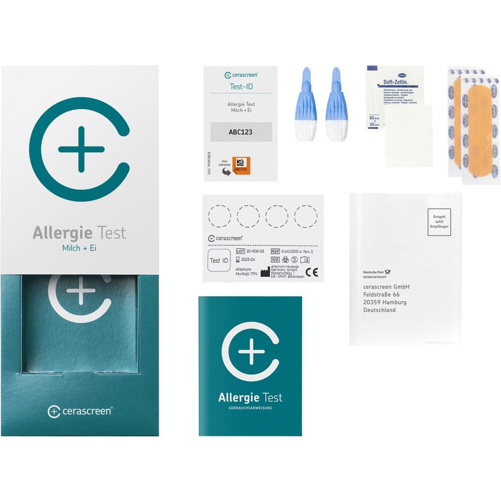 cerascreen Allergie-Testkit Milch & Ei 1 St Test