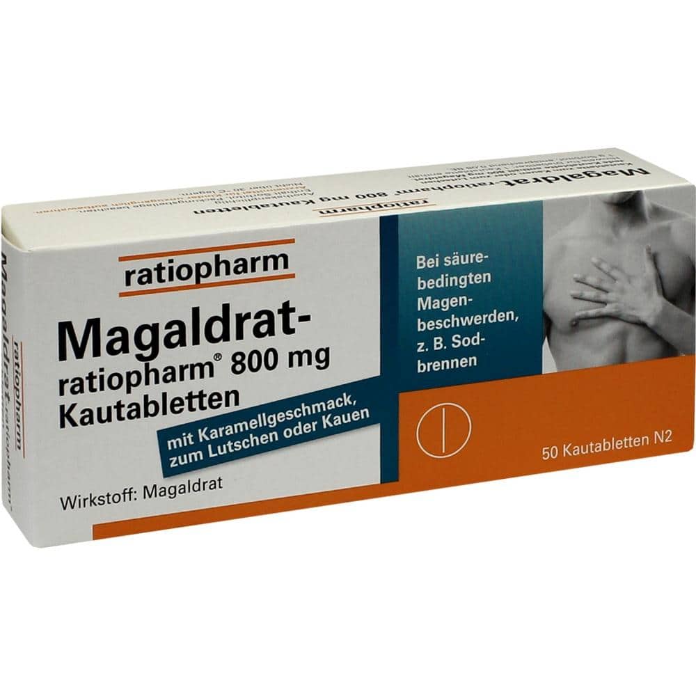 Magaldrat-ratiopharm 800mg 50 St Tabletten