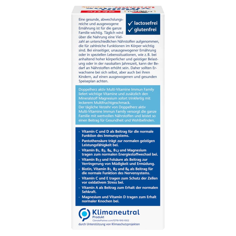Doppelherz aktiv Multi-Vitamine Immun family 250 ml Flüssigkeit