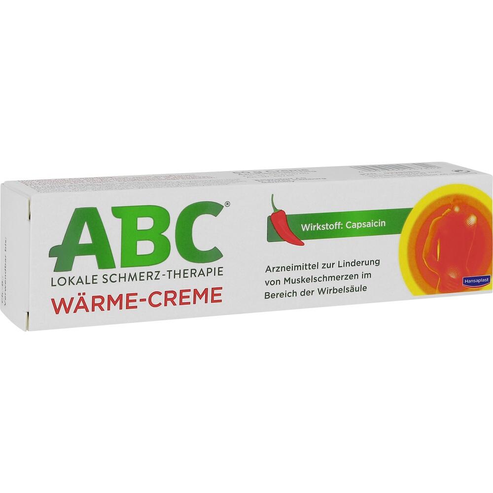 ABC WÄRME-CREME Capsicum 0,75mg/g Hansaplast med 50 g Creme