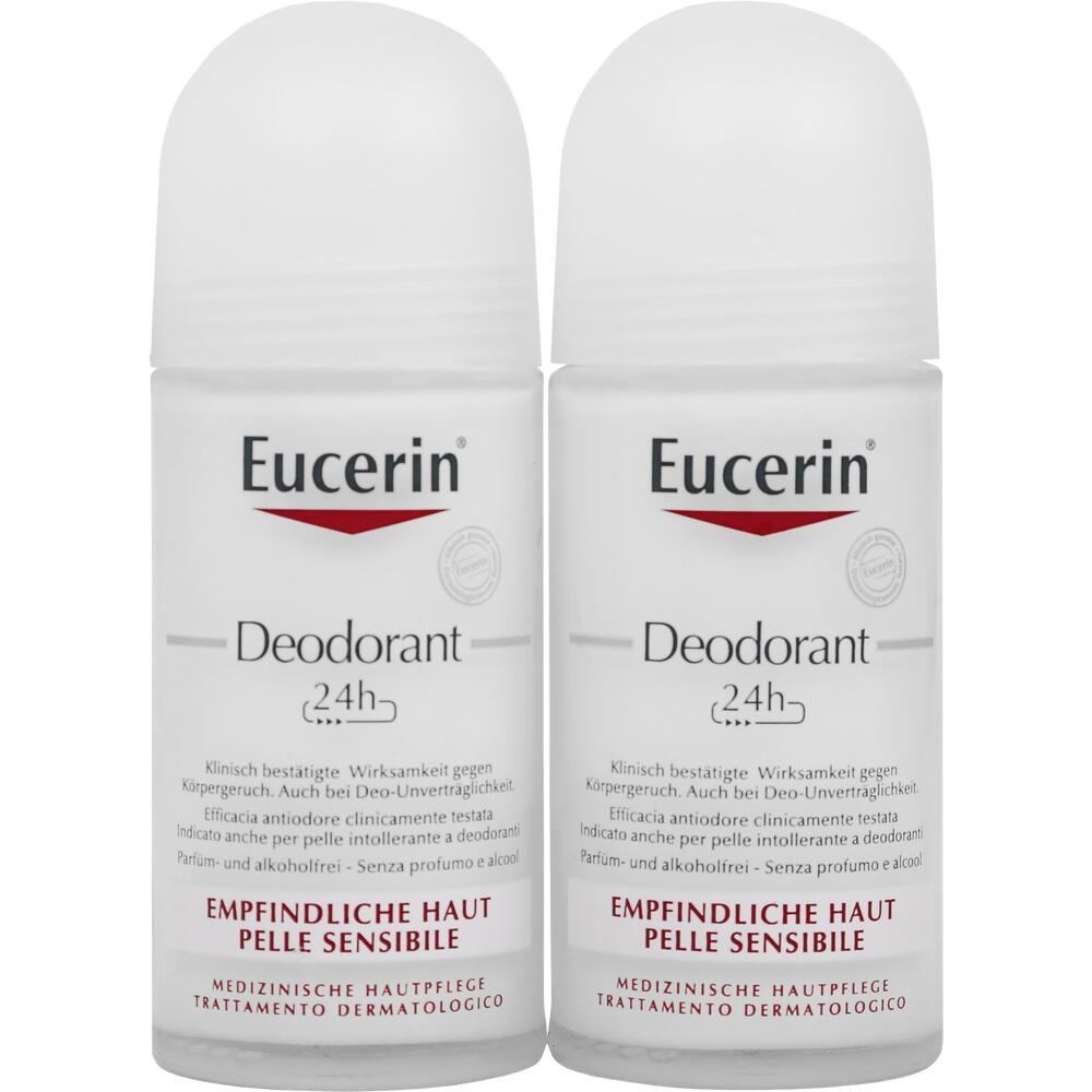 Eucerin Deodorant 24h Doppelpack  2X50 ml Flüssigkeit