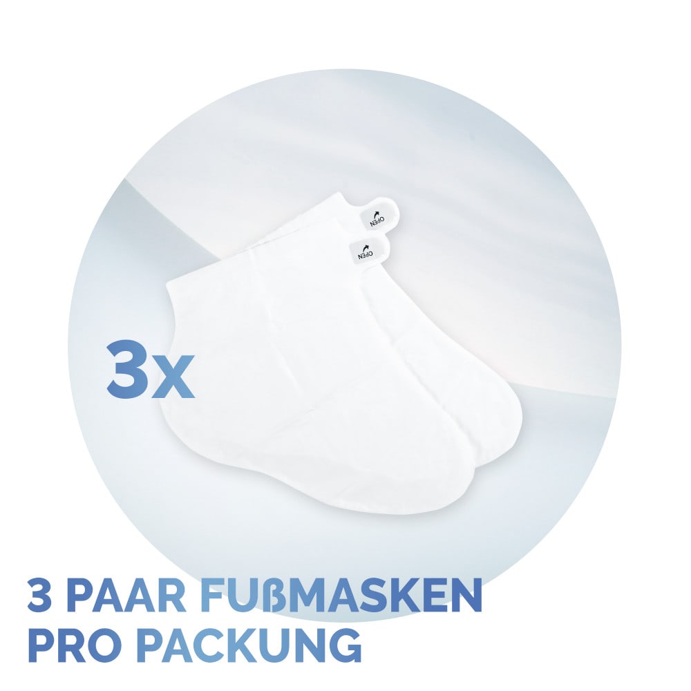Scholl Intensiv pflegende Fußmaske 3X2 St
