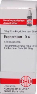 EUPHORBIUM D 4 Globuli 10 g Globuli
