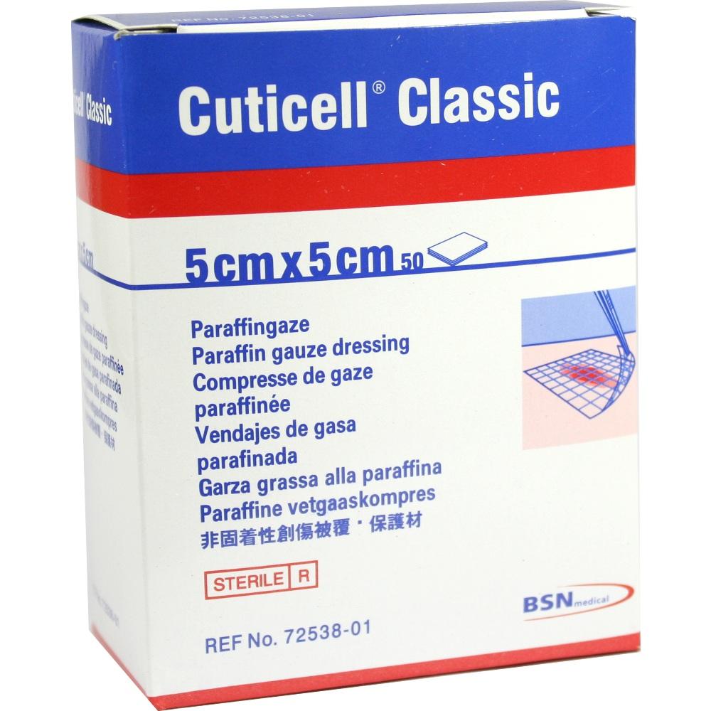 CUTICELL Classic Wundgaze 5x5 cm 50 St Wundgaze