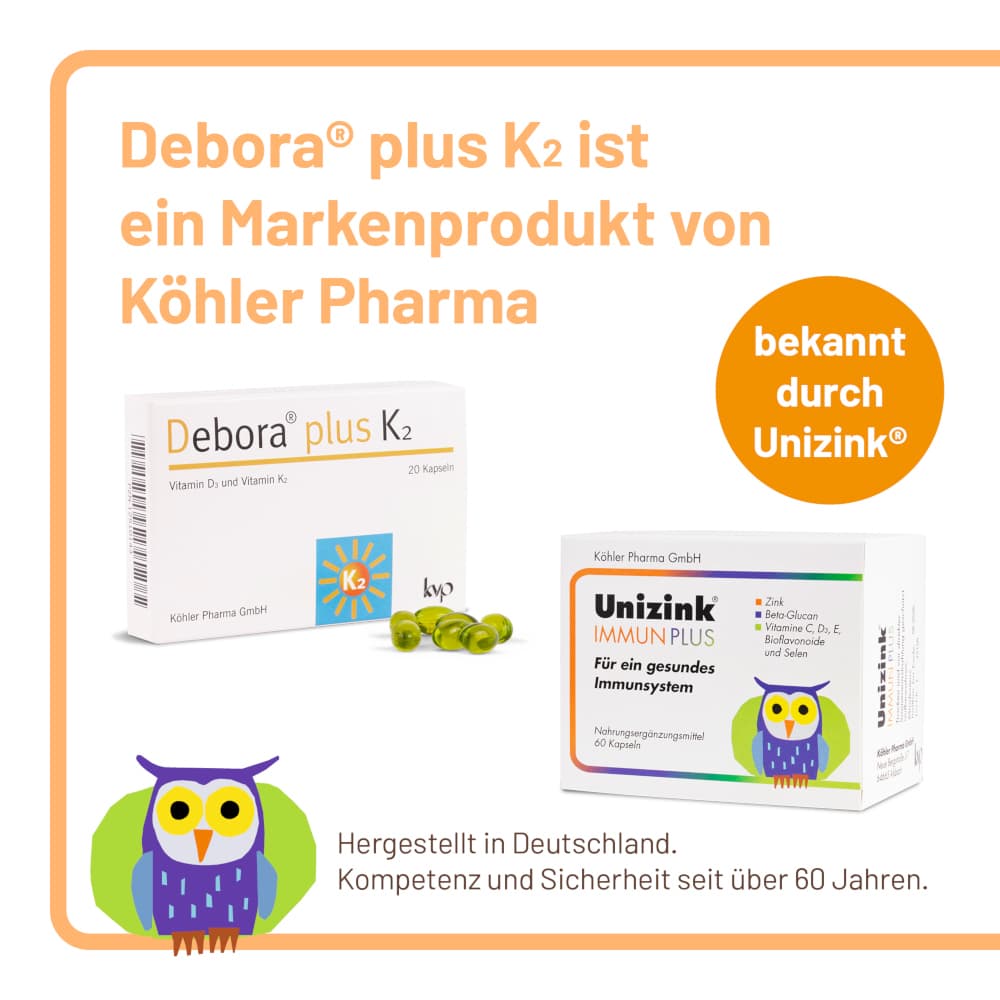 Debora plus K2 20 St Kapseln