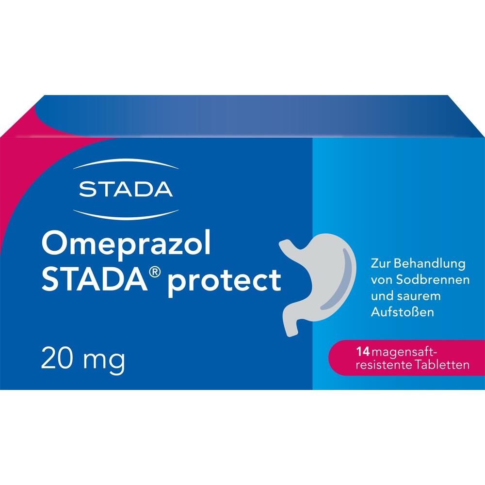 Omeprazol STADA protect 20mg 14 St Tabletten magensaftresistent