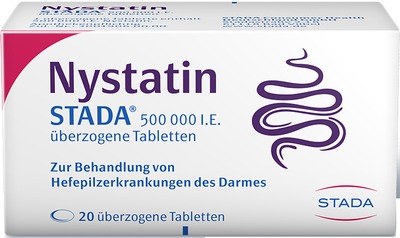 Nystatin STADA 500000 I.E. 20 St Überzogene Tabletten