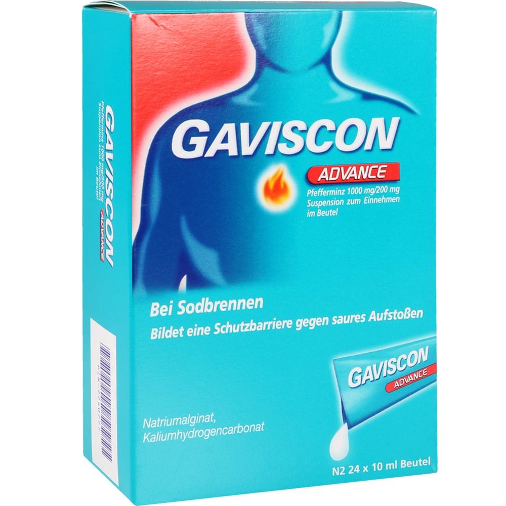 GAVISCON ADVANCE Pfefferminz 24X10 ml Suspension