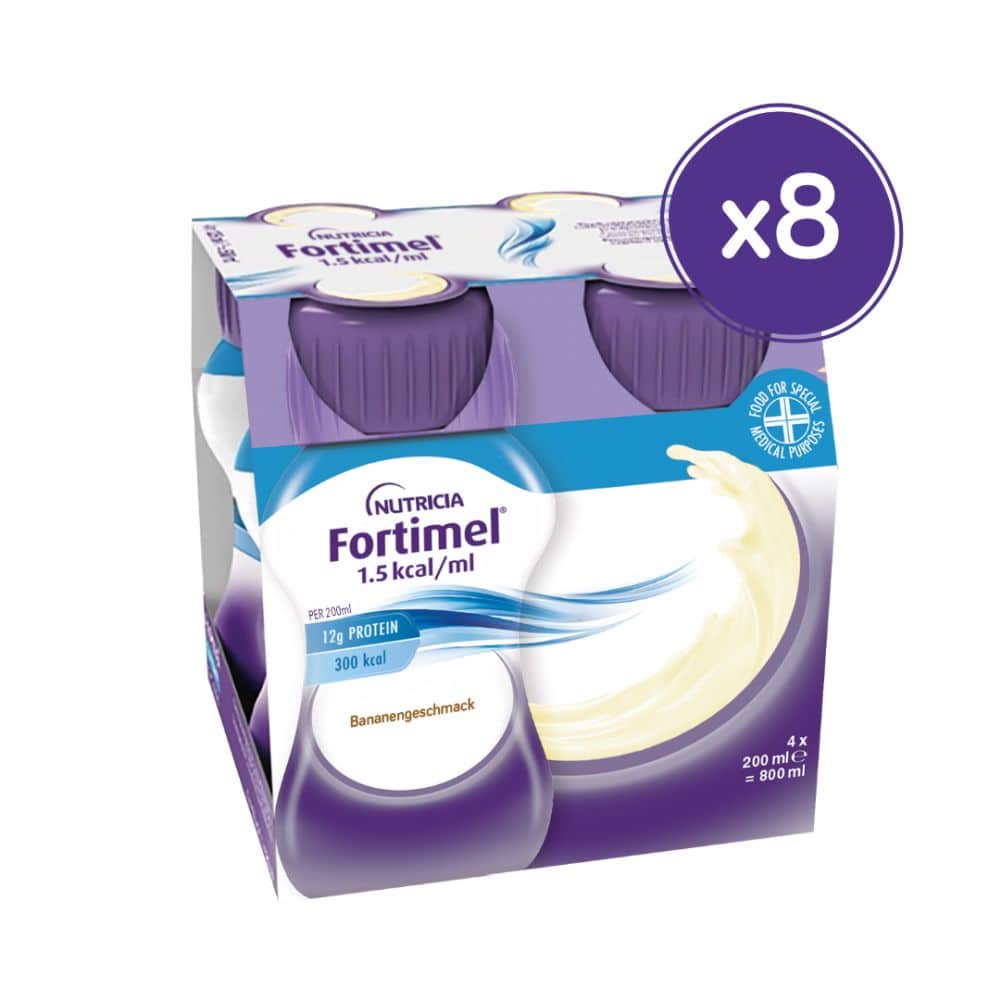 Fortimel 1,5 kcal/ml Bananen-Geschmack 32X200 ml Flüssigkeit