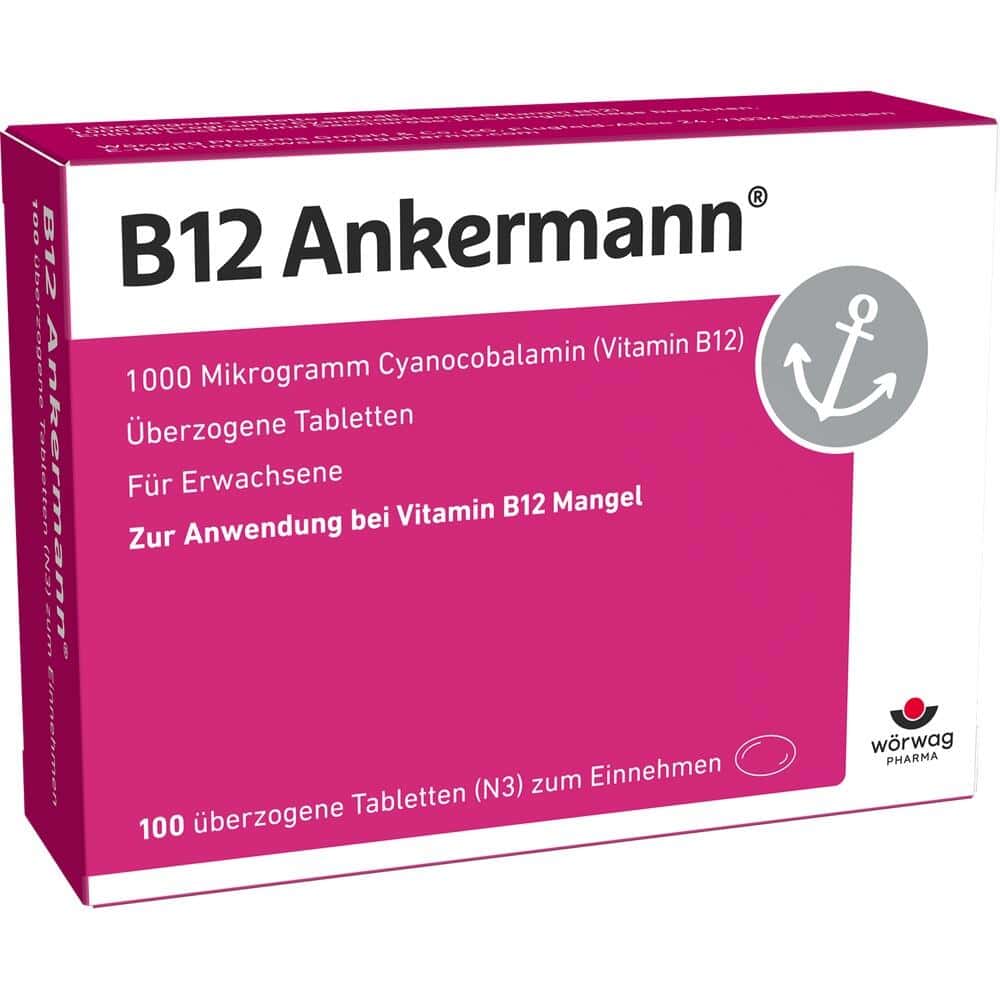 B12 Ankermann 100 St Überzogene Tabletten
