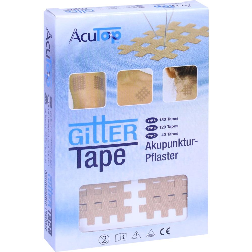 GITTER Tape AcuTop 3x4 cm 20X6 St Pflaster