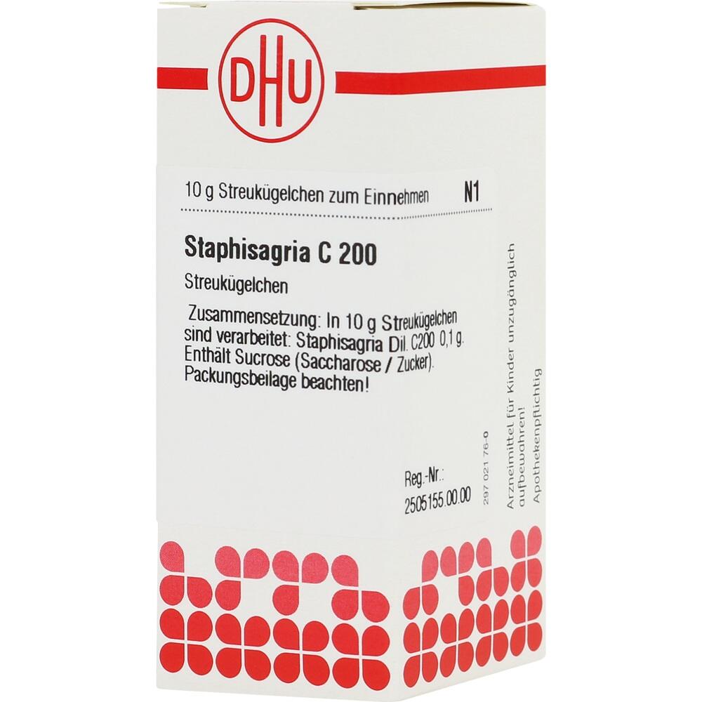 STAPHISAGRIA C 200 Globuli 10 g Globuli