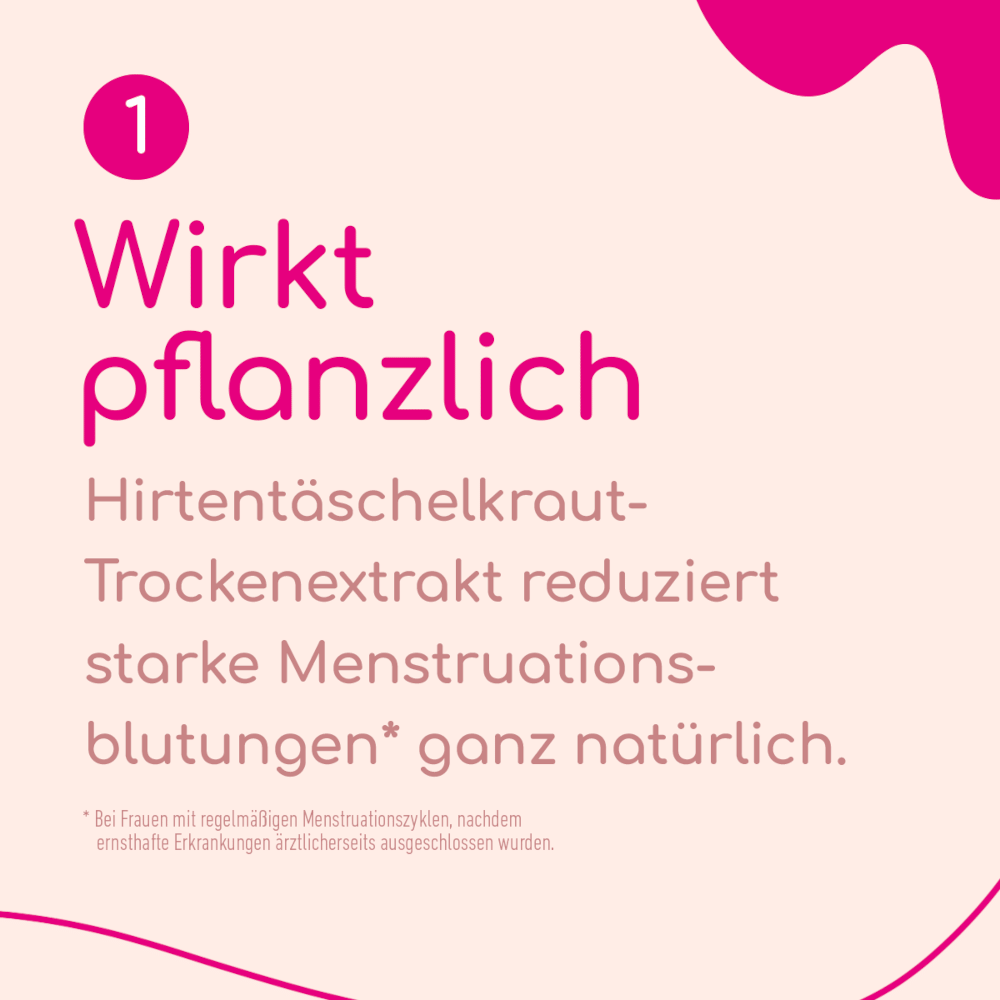 Kade Zyklus bei starken Blutungen während der Menstruation 20 St Filmtabletten