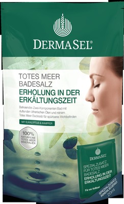 DERMASEL SPA Totes Meer Badesalz+Erkältungszeit  1 Packung Kombipackung