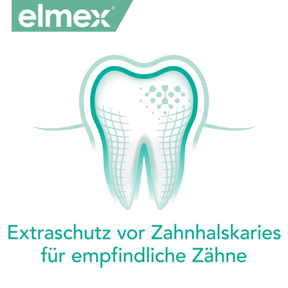 elmex SENSITIVE Zahnspülung, Schutz vor empfindlichen Zähnen 400 ml Lösung