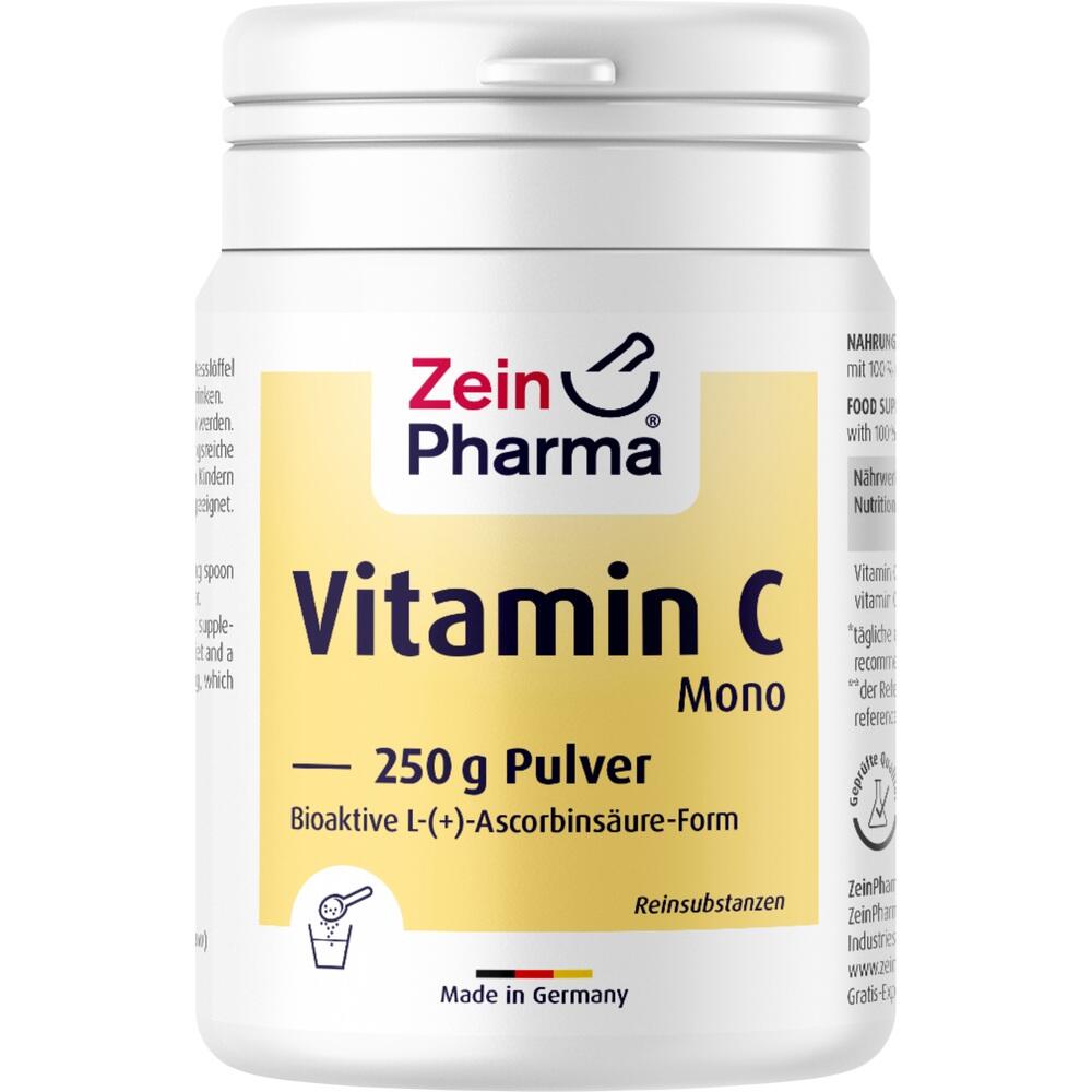 Zein Pharma Vitamin C Moni 250 g Pulver 250 g Pulver