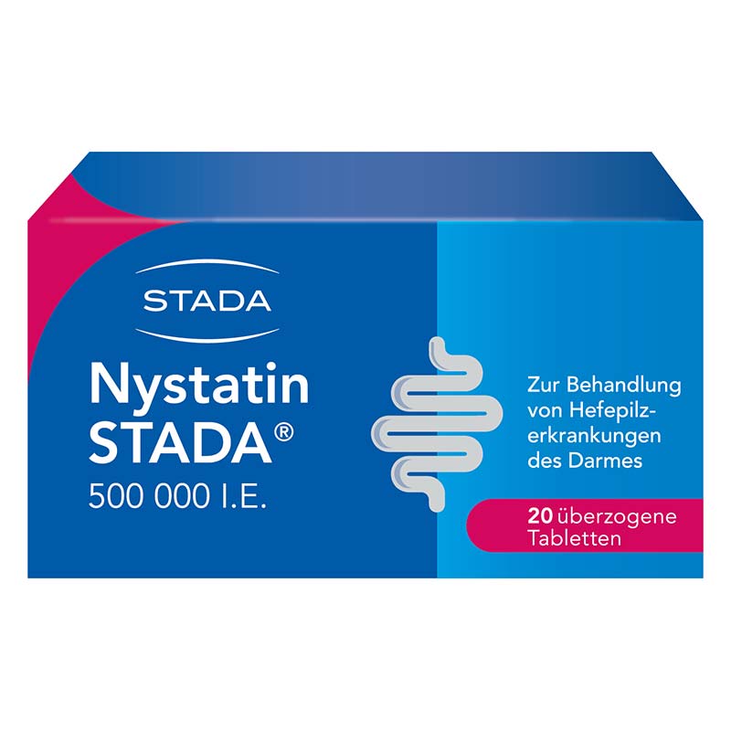 Nystatin STADA 500000 I.E. 20 St Überzogene Tabletten
