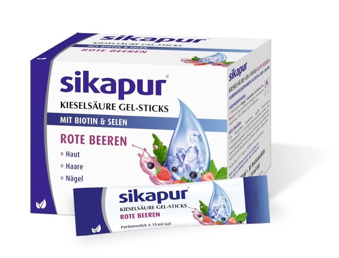 Sikapur Kieselsäure Gel-sticks Rote Beeren 30 St