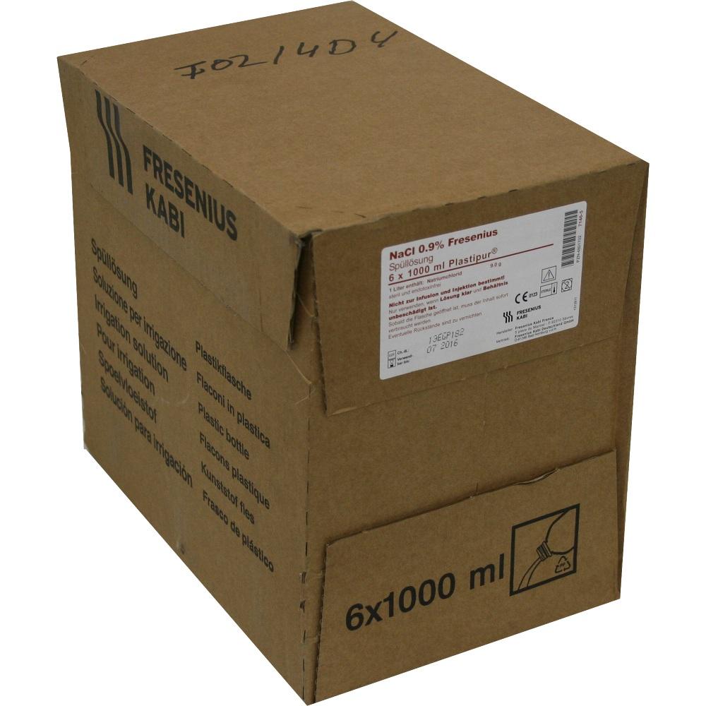 Kochsalzlösung_Plastipur 6X1000 ml Lösung