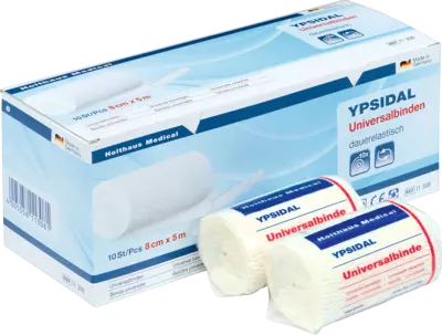 UNIVERSALBINDE Ypsidal 8 cmx5 m i.Zellg.weiß 1 St Binden