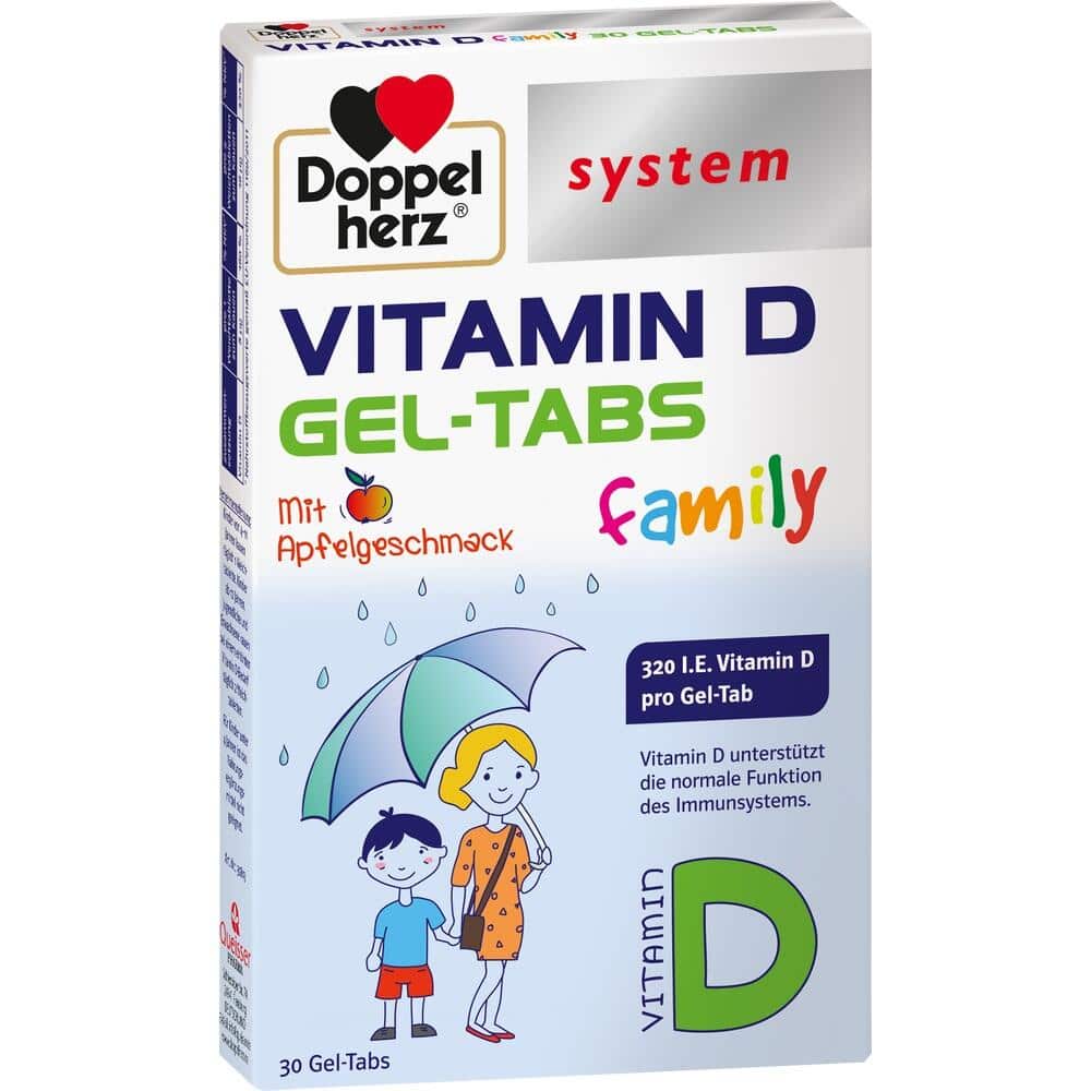Doppelherz system VITAMIN D GEL-TABS 30 St Kautabletten