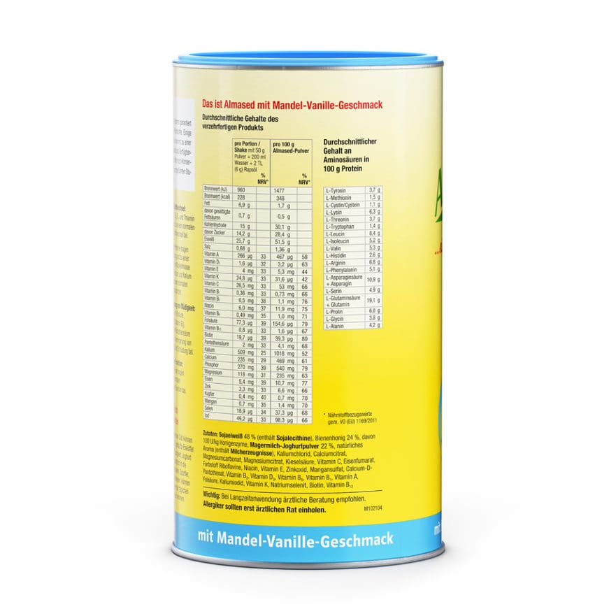 Almased Vitalkost Mandel-Vanille Pulver 500 g Pulver