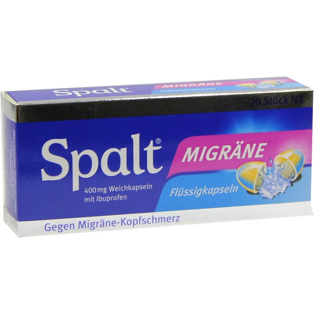 Spalt Migräne 400mg  20 St Weichkapseln