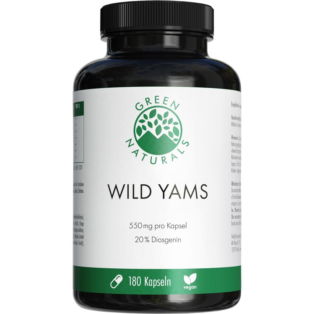 GREEN NATURALS Wild Yams 180 St Kapseln