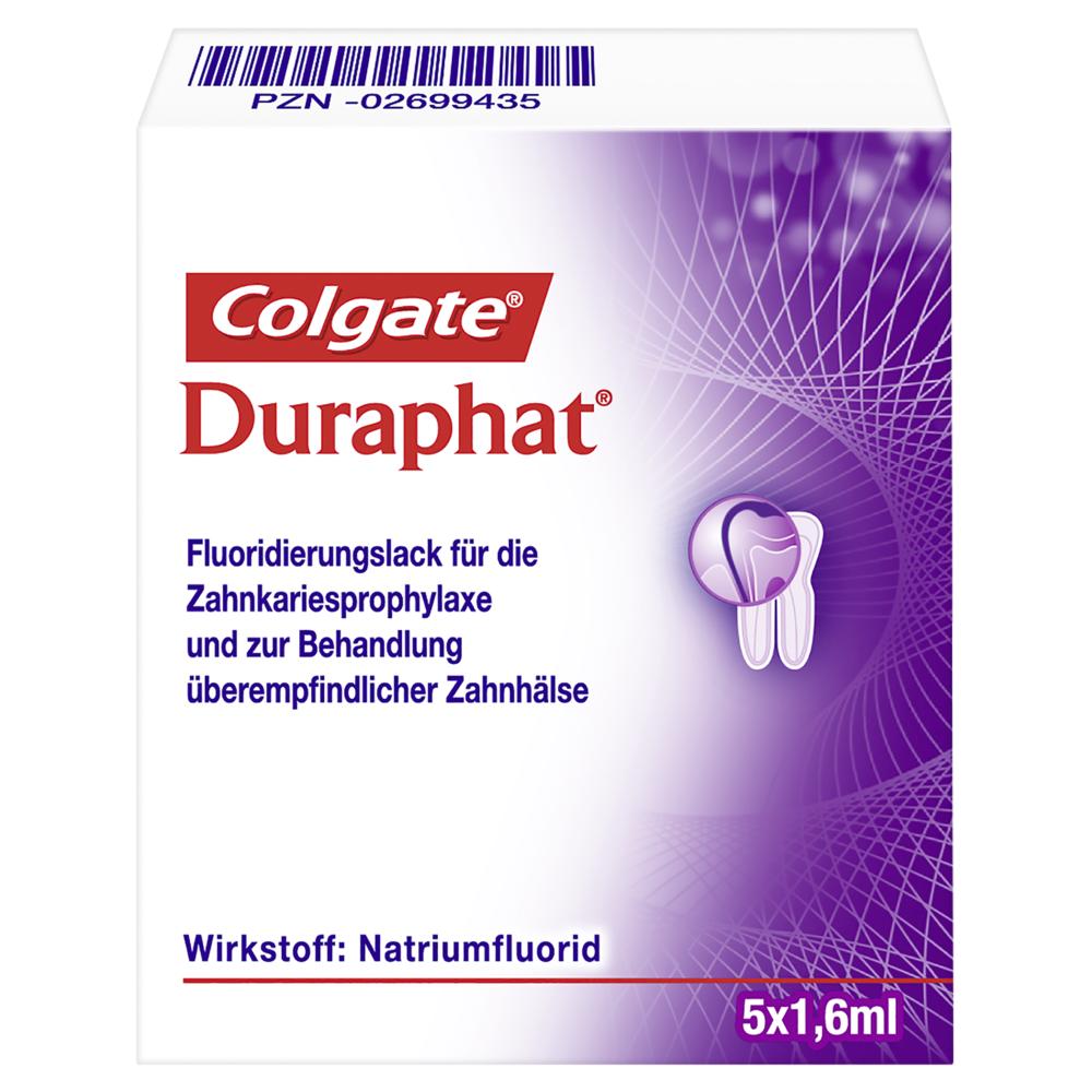 Colgate Duraphat Zylinderampullen Fluoridierungslack 5X1.6 ml Zylinderampullen