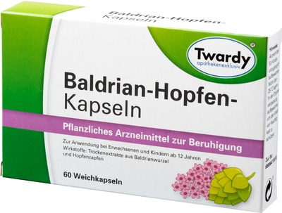 Baldrian-Hopfen-Kapseln 60 St Weichkapseln