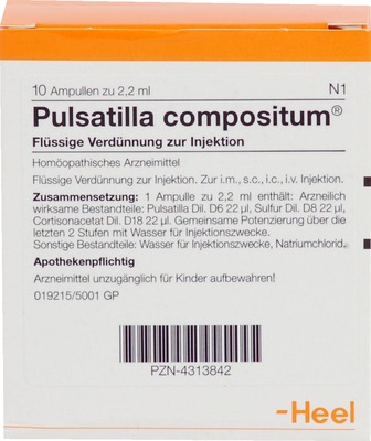 PULSATILLA COMPOSITUM Ampullen 10 St Ampullen