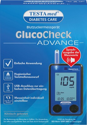 TESTAmed  GlucoCheck ADVANCE Starterset 1 St