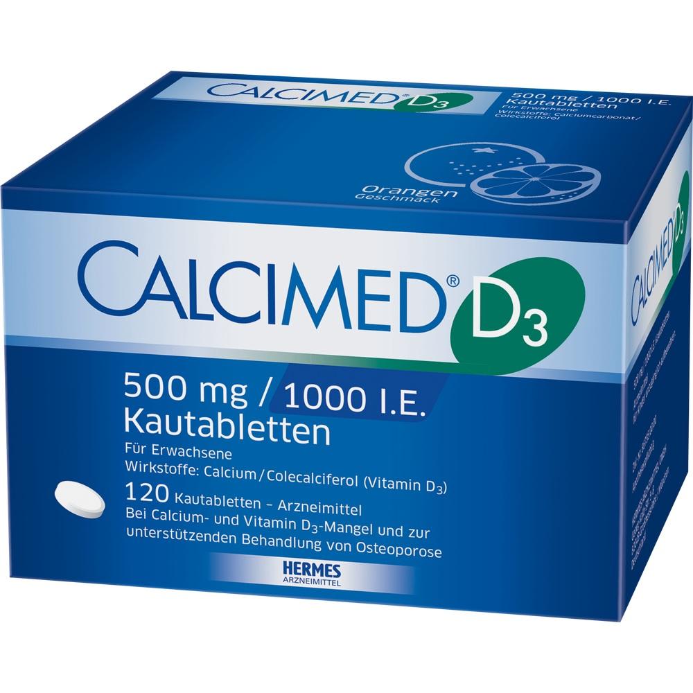 CALCIMED D3 500mg/1000 I.E.  120 St Kautabletten