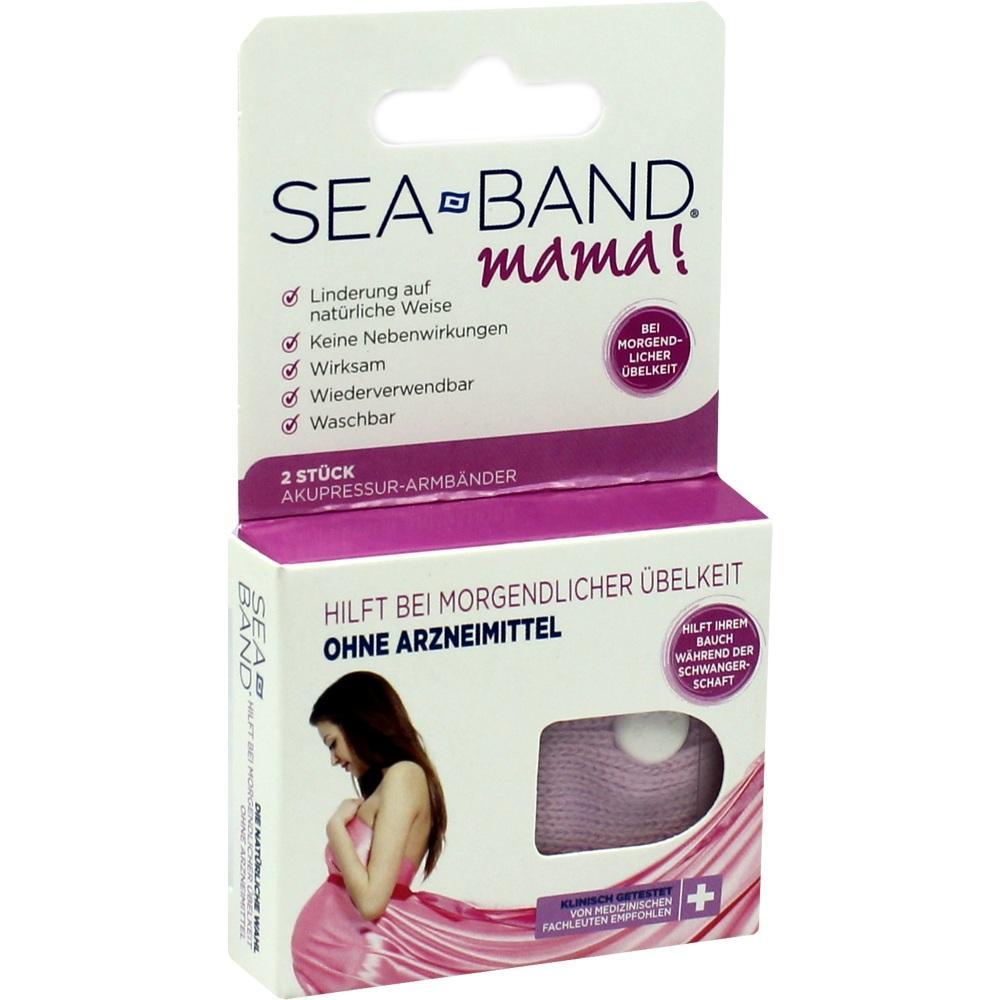 SEA-BAND mama AKUPRESSUR-ARMBÄNDER für Schwangere 2 St