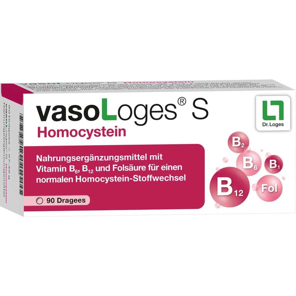 vasoLoges S Homocystein Dragees 90 St Dragees