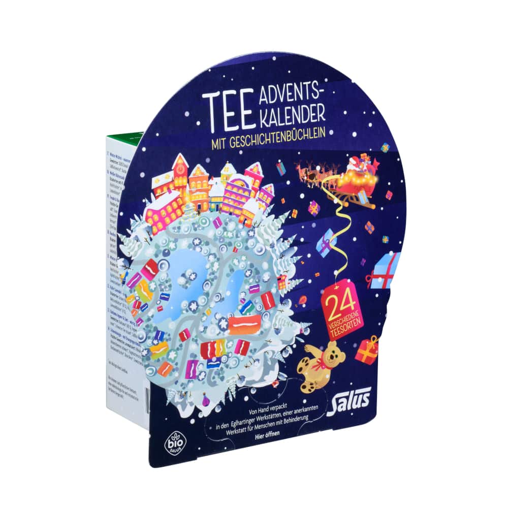 Salus TEE ADVENTS-KALENDER MIT GESCHICHTENBÜCHLEIN 24 St Filterbeutel